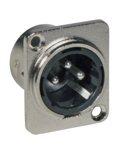 XLR male CHASSIS D-SIZE