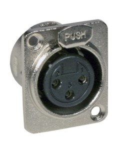 XLR female CHASSIS D-SIZE