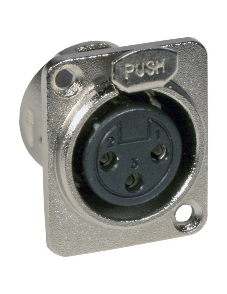 XLR female CHASSIS D-SIZE
