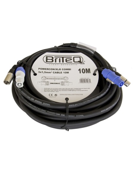 powerCON/XLR COMBI 3x1,5mm² CABLE  10M